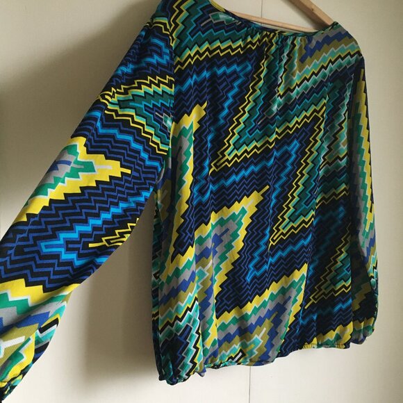 Electric Circus Punkrock Mistfit Bolt and Rhinestone Blouse - Picture 6 of 14